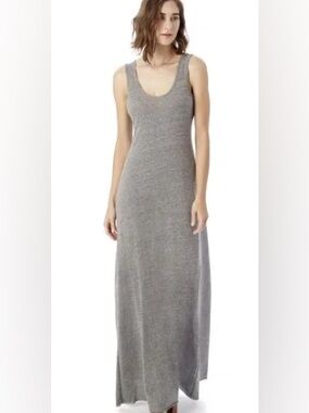 Alternative Apparel Grey Racerback Maxi Dress